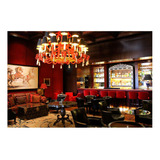 Vinilo 60x90cm Cafeteria Restaurante Bar Sillas Mesa P3