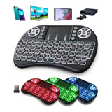 Mini Teclado Controle Sem Fio P/ Tv Smart Tv Box Pc Tablet