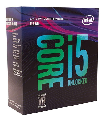 Procesador De Escritorio Intel Core I5-8600k 6 Núcleos