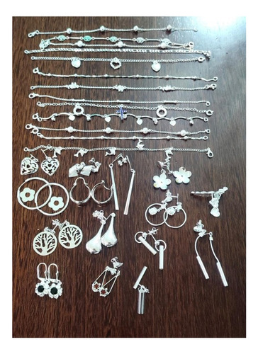 Joyería Al Mayor 75% Plata 30 Prendas + 30 Bolsitas 