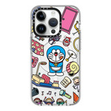 Casetify Funda Transparente Para iPhone 14 Pro [doraemon De