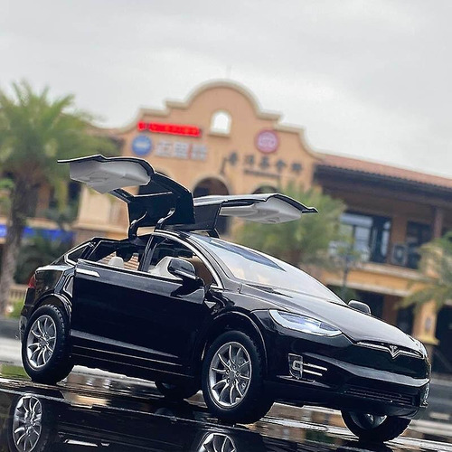 Wokex 1:24 Tesla Model X Modelo De Coche De Aleación Para Co