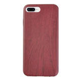 Funda Case Para iPhone 7 Plus O 8 Plus Madera Wood Suave