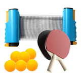 Set Para Tenis De Mesa Ping Pong Con 6 Bolas
