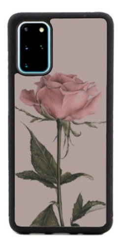 Funda Protector Para Samsung Flor Rosa Rosita Diseño Amor