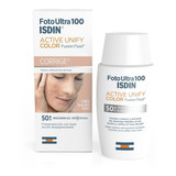 Protector Solar, Active Unify Color, Fusion Fluid. Isdin