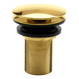 Válvula Click Dourado Gold 7/8 - Metal Luxo Pia Banheiro