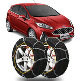 Juego Par Cadenas Nieve Y Barro Ford Fiesta 195/60/16