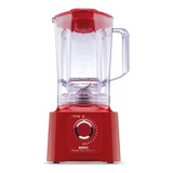 Liquidificador Arno Power Max 1000w Ln59 Vermelho Vel 15 3,1 L 127v