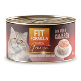 Fit Fórmula Gatos Gourmet Atún Y Camarón 80 Gr