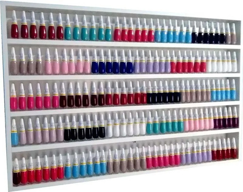 Expositor De Esmaltes -p/ Manicures 94x60x6 P/ 200esmaltes