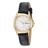 Reloj Mujer Citizen Eq0593-26a Cuarzo Pulso Marrón Just Watc