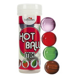 Hot Ball Mix Bolinhas Explosivas Hot Flowers 4 Sabores Chocolate Morango Menta E Uva