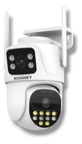 Camara Seguridad Mini Doble 6mpx Icsee Exterior 360° Bossney