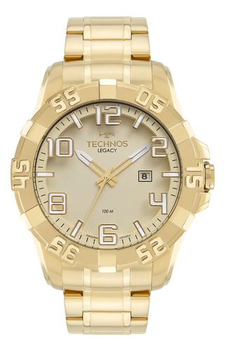Relógio Technos Masculino Legacy Dourado - 2315laj/1d