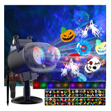 Proyector De Luces De Navidad De Halloween Para Exteriores,