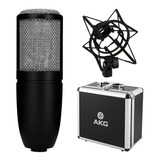 Microfone Condensador Akg P220 Profissional P/ Estúdio