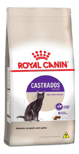 Alimento Royal Canin Feline Health Nutrition Sterilised 37 Para Gato Adulto Sabor Mix Em Sacola De 4kg