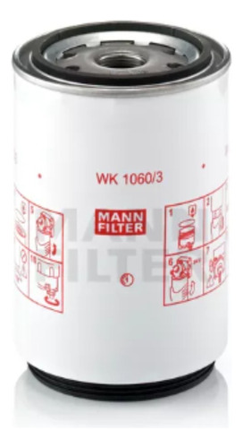 Filtro Trampa De Agua Wk 1060/3 - Mann Filter