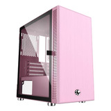 Gabinete Gamer Bluecase Bg-048pk Sky Gate Rosa Rgb Usb 3.0