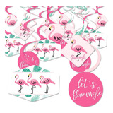  Flamingo Rosa  Decoração Suspensa Para Festa De Verão Trop