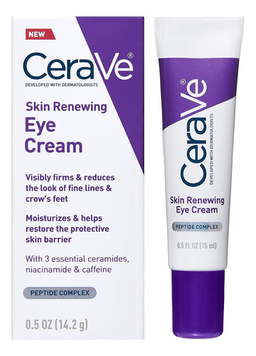 Cerave Crema Para Contorno De Ojos Con Cafeína, Péptidos