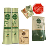 Kit Haskell Jaborandi Shampoo E Cond 500ml + Dose Mandioca