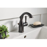 Moen 84144brb Sarona - Grifo De Lavabo De Baño Rústico De Un