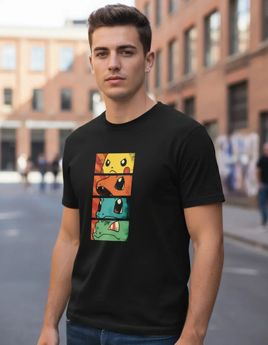 Playera Pokemon 1ra Generacion.