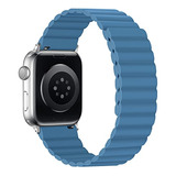 Malla Para Apple Watch All Series 38/40/41mm Magnetic Blue