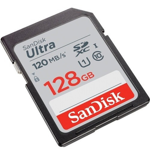 Sandisk Ultra Sdxc C10 120mb/s 128gb (cinza)