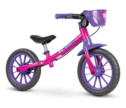 Bicicleta Infantil Nathor Balance Aro 12