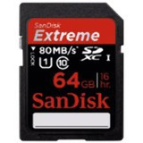 Memoria Sd Hc Sandisk Extreme 64gb Uhs-i 80mb/s