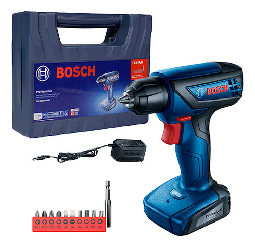 Atornillador/taladro Bosch Gsr 1000 Smart 12v Bivolt Color Azul