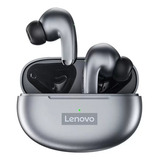 Fone De Ouvido In-ear Bluetooth Sem Fio Lenovo Lp5 Cinza