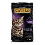 Alimento Catpro Indoor Para Gatos Adultos Castrados 3 Kg