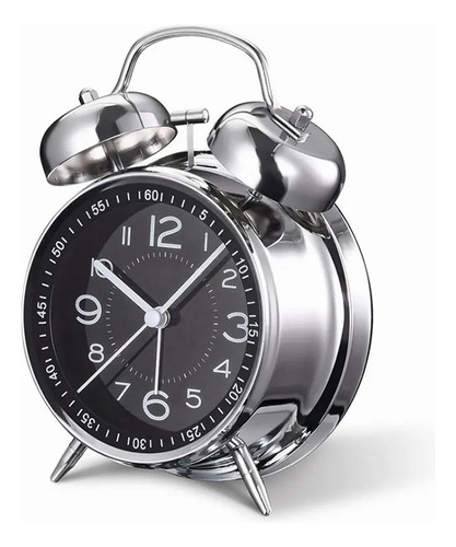 Reloj Despertador De Mesa Con Luz Nocturna De Estilo Vintage