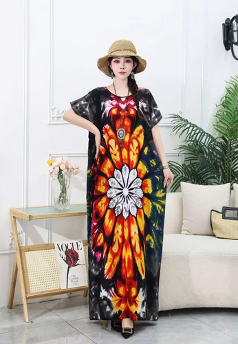 Vestidos Largos Talla Extra Kaftán Playa Vacaciones | MercadoLibre