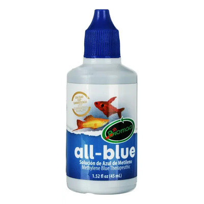 15 Azul D Metileno 45ml Tratamiento Preventivo Para Acuarios | MercadoLibre