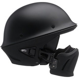 Bell Rogue Motocicleta Casco Solido Mate Negro Grande