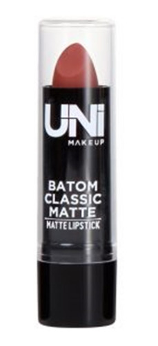 Batom Em Bala Classic Matte Lipstick Uni Makeup - Maquiagem