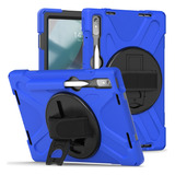 Funda Azul De Silicona + Pc Para Tableta Lenovo Tab P11 Pro