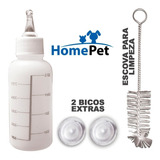 Kit Mamadeira Para Filhotes Home Pet Com 2 Bicos