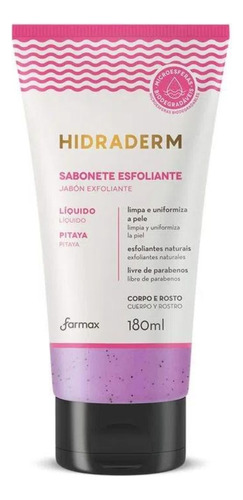 Sabonete Esfoliante Hidraderm Corporal E Facial 180ml