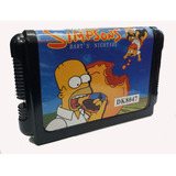 Cartucho The Simpsons Barts Nightmare | 16 Bits -museum Gam-