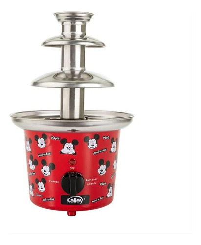 Fuente De Chocolate Kalley Mickey Mouse K-dfch Rojo