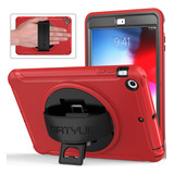 Batyue - Funda iPad Mini 1,2,3 Rojo