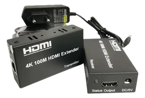 Extensor Video Compatible Con Hdmi 4k Red Utp Rj45 100m