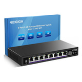 Conmutador Ethernet Administrado Inteligente De 8 Puertos 2.