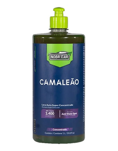 Shampoo Automotivo Concentrado Camaleao Nobrecar 1l 1/400